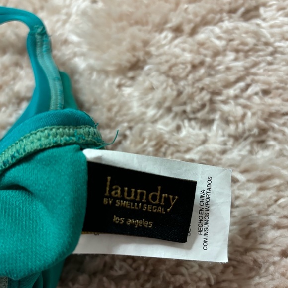 Turquoise one piece swimsuit size small - Picture 2 of 2